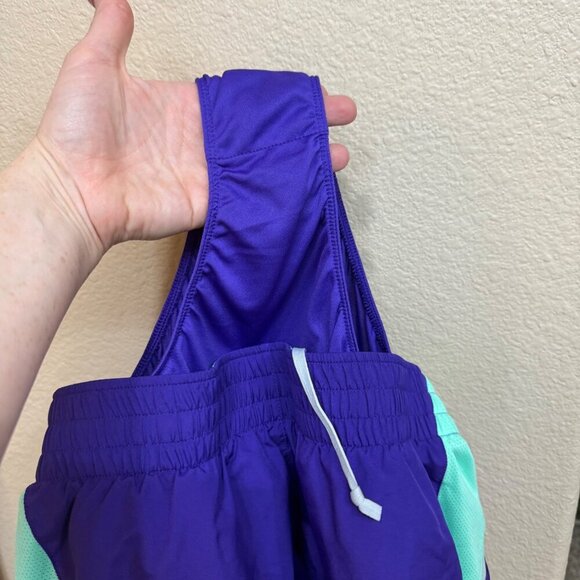 Nike Dri Fit Purple Lined Athletic Running Shorts 555434-504 Womens size Medium - Picture 4 of 5